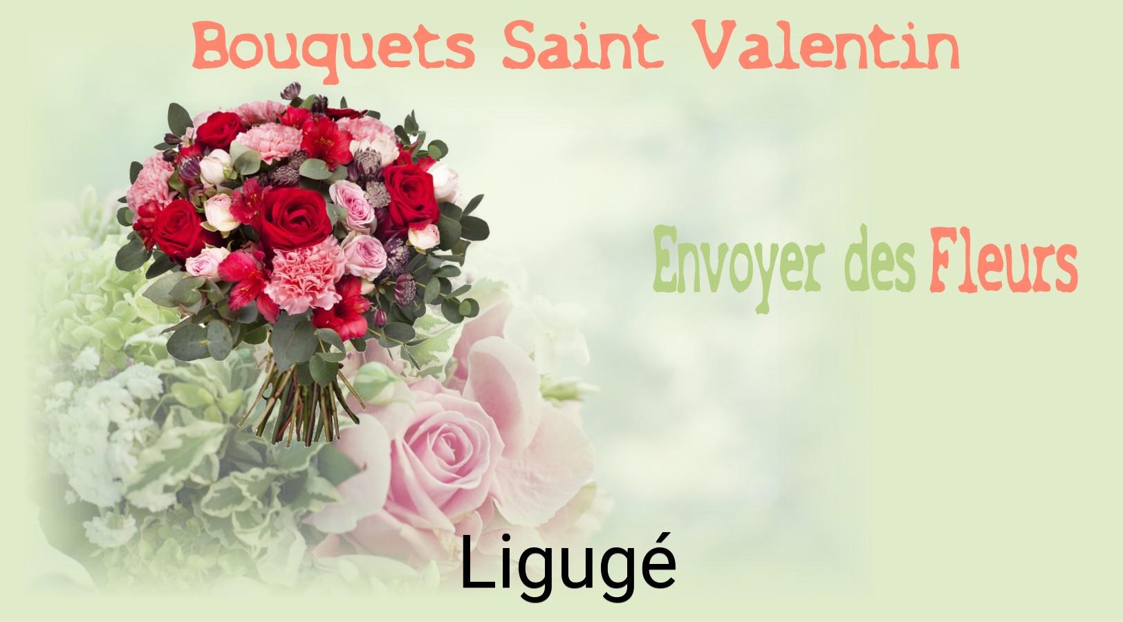 Roses de Saint-Valentin livrées à Ligugé